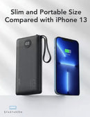 Portable Power Bank - Slim Multi-Device Charger 10000mAh