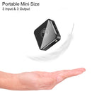 Mini Power Bank - Wireless & USB Charging 3 Ports, 10000mAh